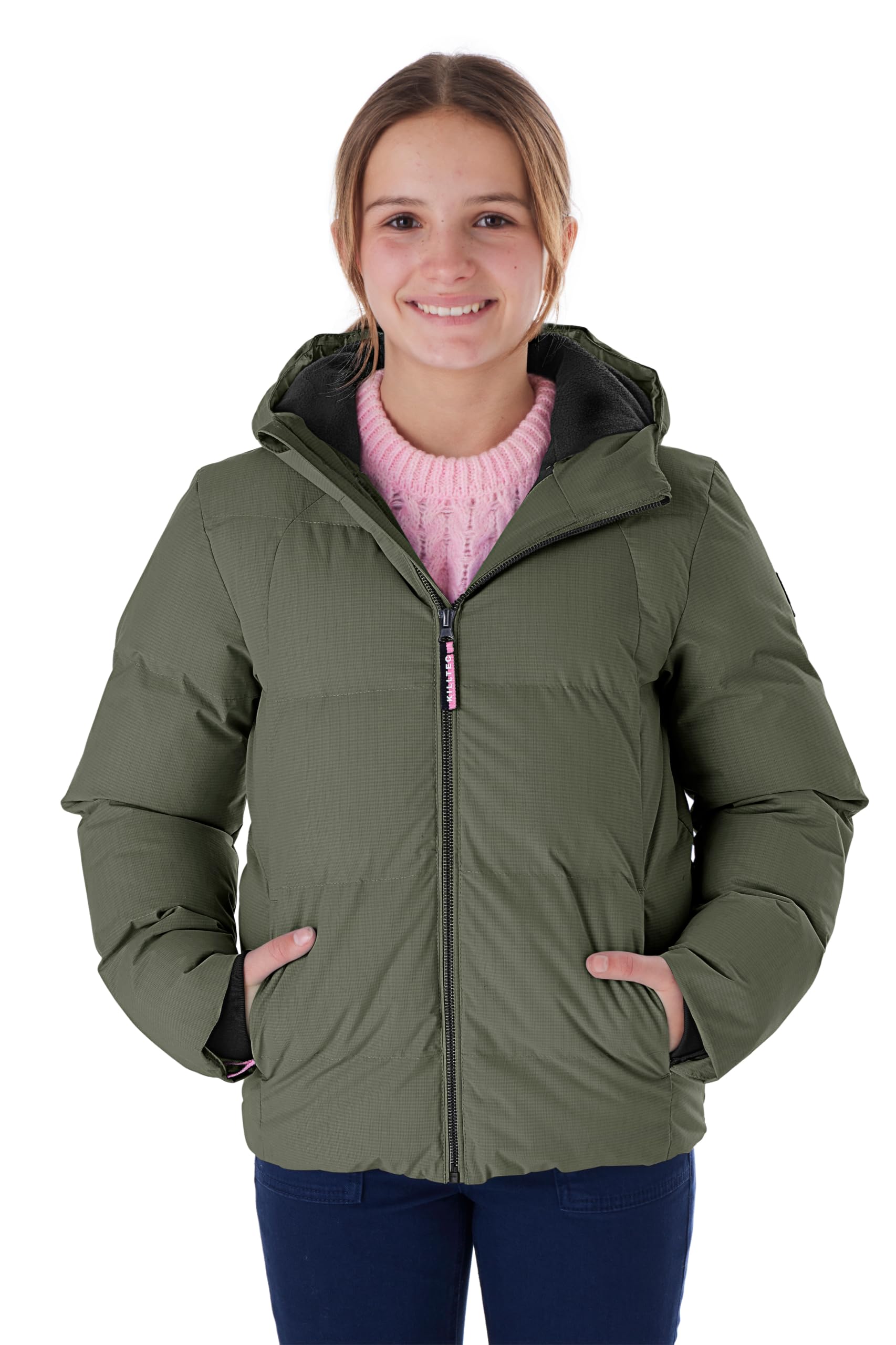 Killtec Kow 357 Grls Qltd Jckt Quilted jacket/winter jacket with hood Girls