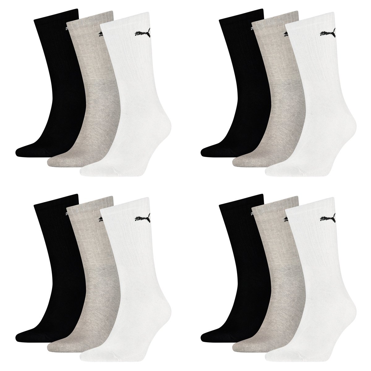 PUMA Men's Sports Socks (Pack of 3)