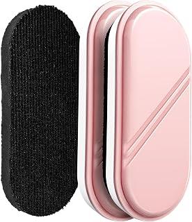 Dry Erase Eraser, Magnetic Whiteboard Eraser 2-Pack for Glass Board (Pink) | 3 Built-In Magnets for Secure Hold | Detachable Design | Whiteboard & Glass Board Cleaning