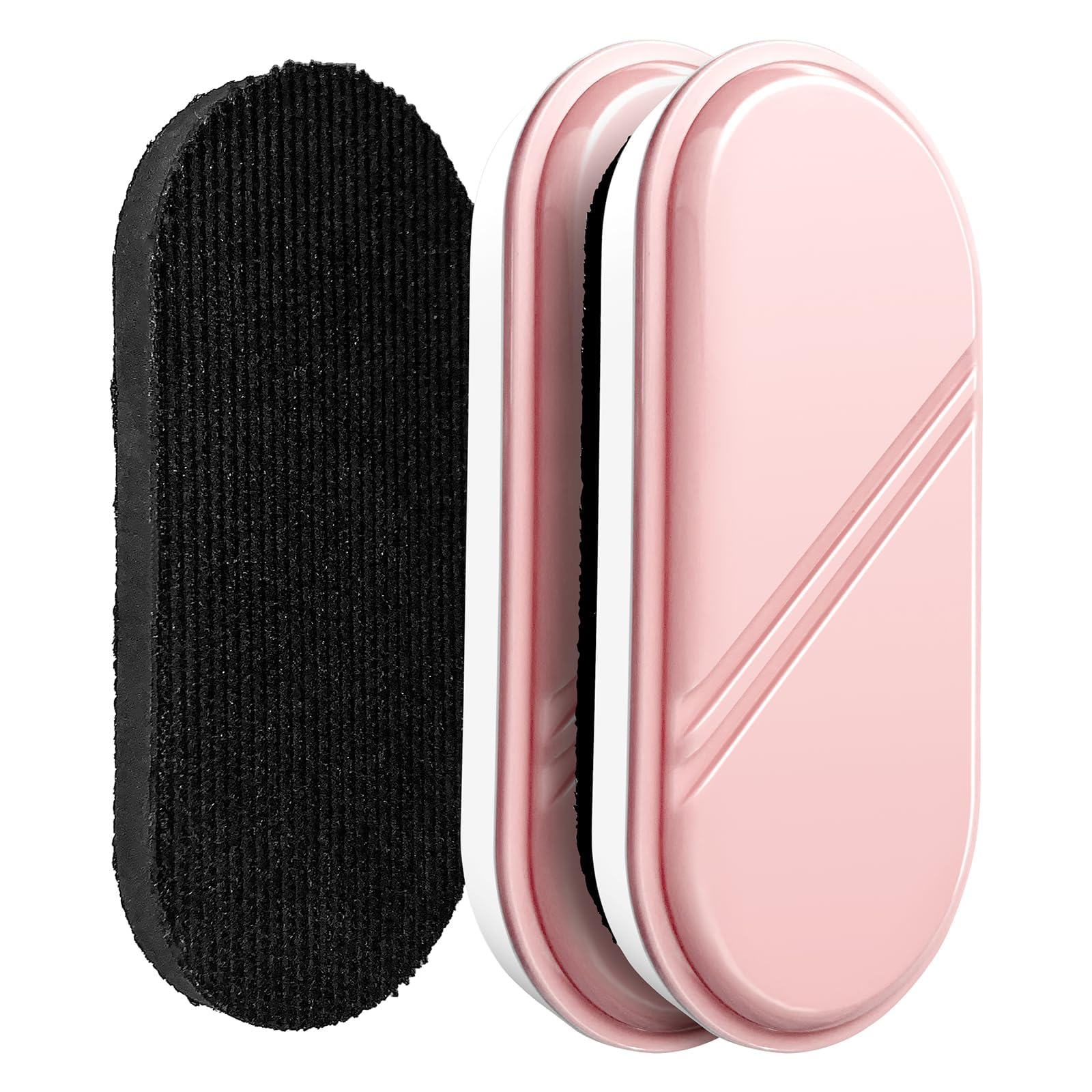 Dry Erase Eraser, Magnetic Whiteboard Eraser 2-Pack for Glass Board (Pink) | 3 B
