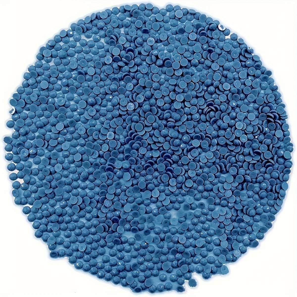 600 Pieces Round Color Code 798 Beads Flat Bottom Rhinestones for 5D Diamond Art