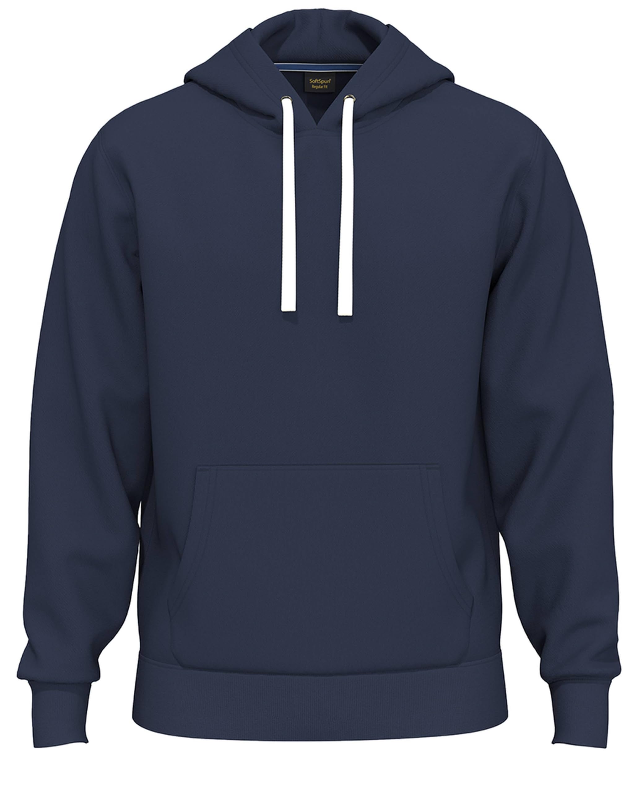 SoftSpun Men's Hoodies | 100% Original Plain Cotton Fleece Hoodies