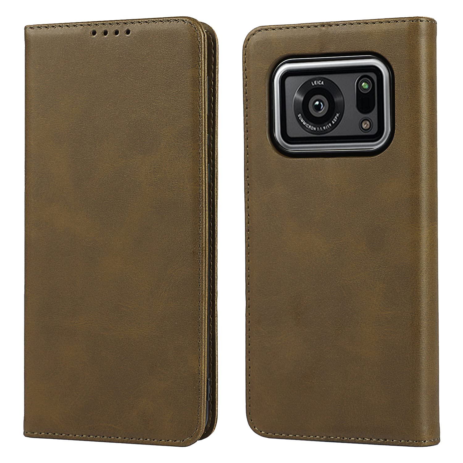 【Hamany】 AQUOS R6 Case, Flip-Style Aquos R6 Case, Shockproof, Durable, Anti-Scra