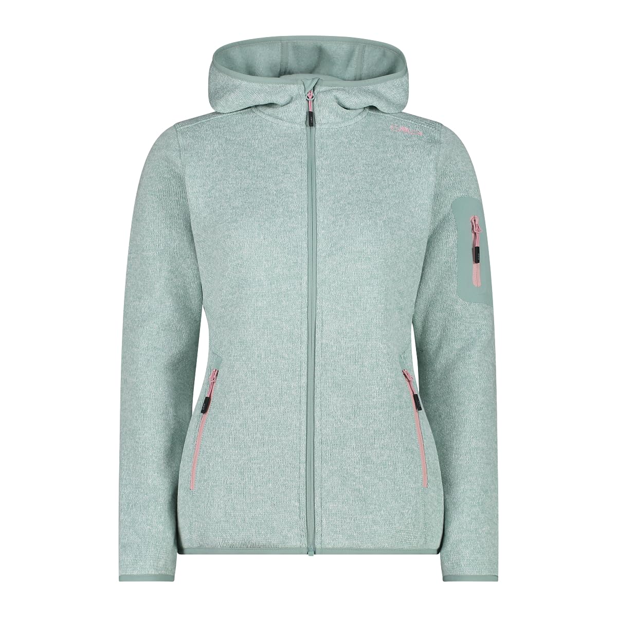 CMP Women's Women's Knit-tech Jacket With Fixed Hood Women's Knit-Tech Jacket wi