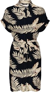 VERO Moda Women's Vmeasy Joy S/S Shirt Dress WVN Ga Dress