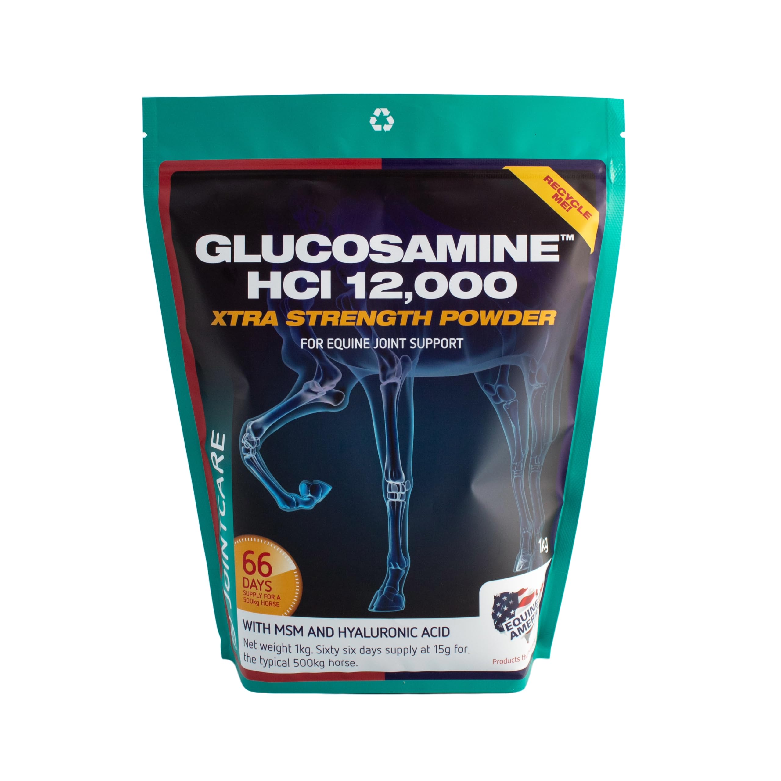 Equine America Glucosamine HCI 12000 | Premium Ready To Use Horse & Pony Supplem