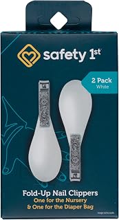 Safety 1st Fold-Up Nail Clippers - 2pk