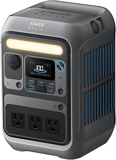 Anker SOLIX C300 Portable Power Station, 288Wh Solar Generator for Camping | LiFePO4 Backup Battery, 300W (600W Surge), 140W Two-Way Fast Charging, for Hunting, Travel, Blackout (Solar Panel Optional)