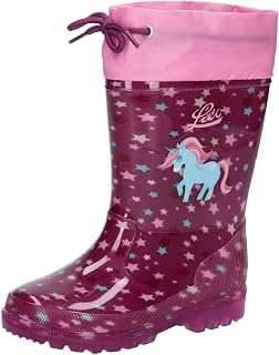 Lico Power Blinky Wellies Unisex Adult, Lilac Pink Turquoise, 29 EU