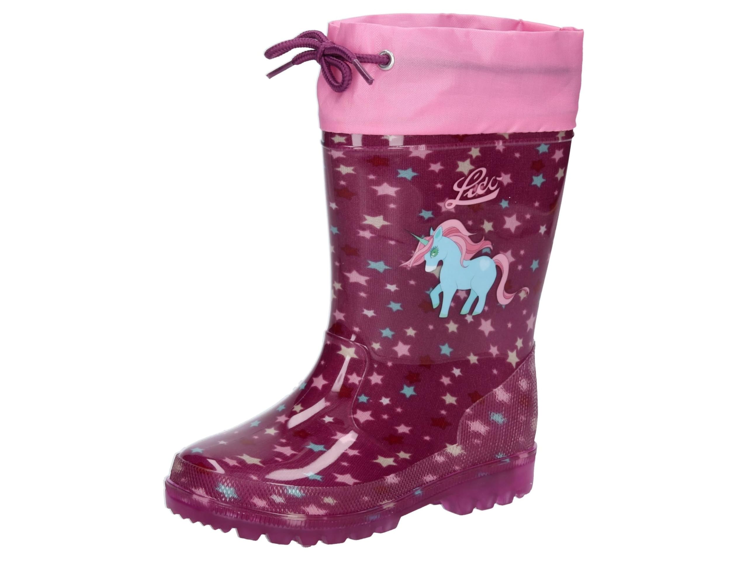 Lico Power Blinky Wellies Unisex Adult, Lilac Pink Turquoise, 29 EU