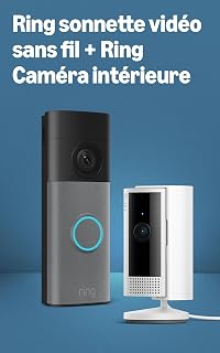 Ring Battery Video Doorbell (newest gen) | DIY Wireless Doorbell Camera | Retinal 2K | 6x Zoom | Two-Way Talk | Easy to install | Built-In Battery | 30-day free trial of Ring Subscription Plan