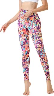 Women's High Waist Leggings Elegant Floral Print Gym Yoga Everyday Wear