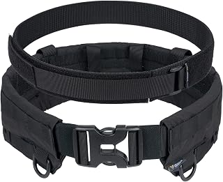 IDOGEAR Modular Tactical Military Molle Belt for Combat Rigators Adjustable with Inner and External Set
