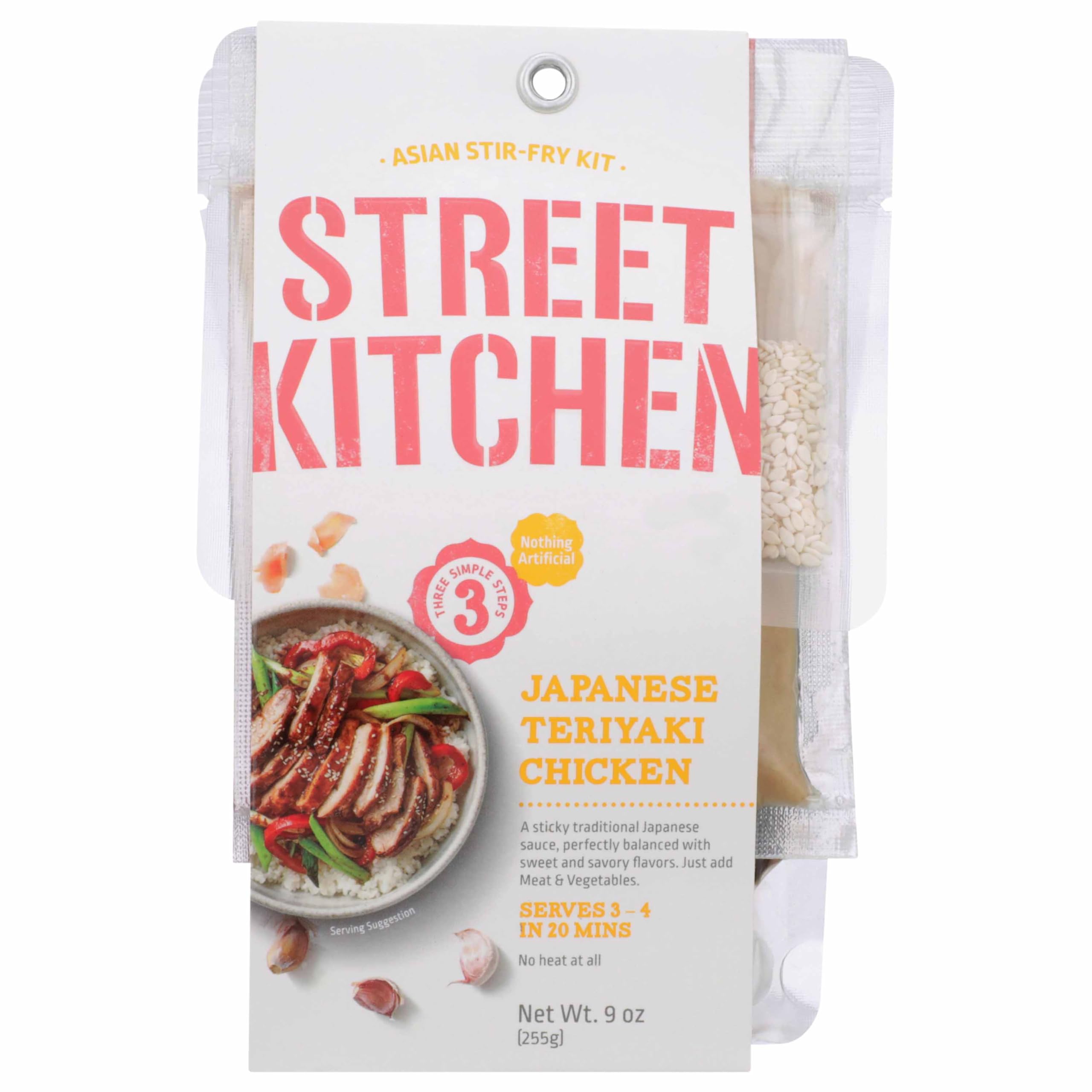 Street Kitchen Japanese Teriyaki Chicken Scratch Kit (1 Pack) 9 oz, Includes Ter