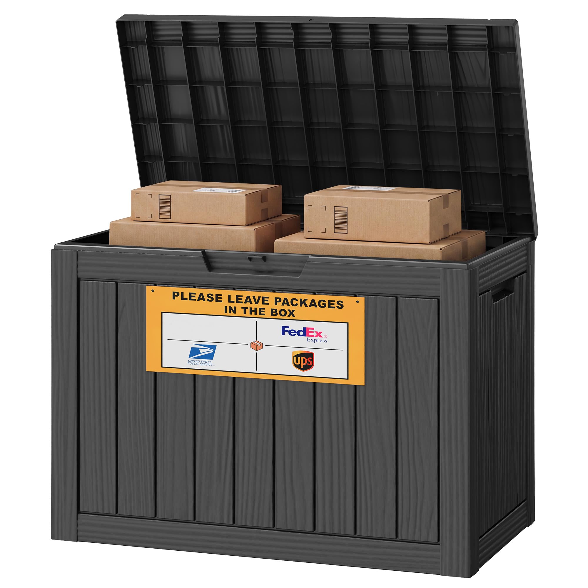 Bifanuo Package Delivery Box for Outside, 50 Gallon Parcel Drop Box | Waterproof