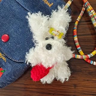 1/2 Pcs Cute Plush Keychain Cute Cartoon Pendant Backpack Hanging Decorative Couple Keyring Dog Keychain,12x8x4cm