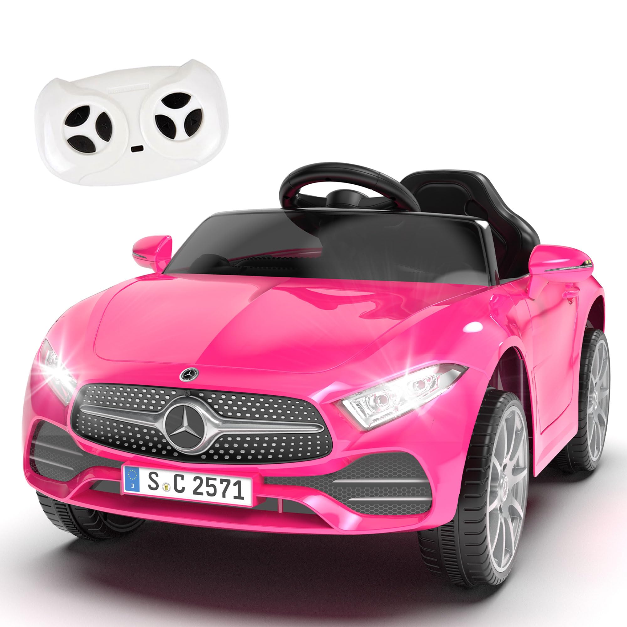 Fillfulfun Licensed Mercedes-Benz CLS 350 12V Ride On Car Truck for Kids | Ride 