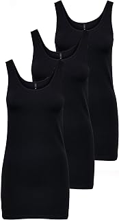 ONLY Onllive Love Long Tank Top Noos Tank Top for Women