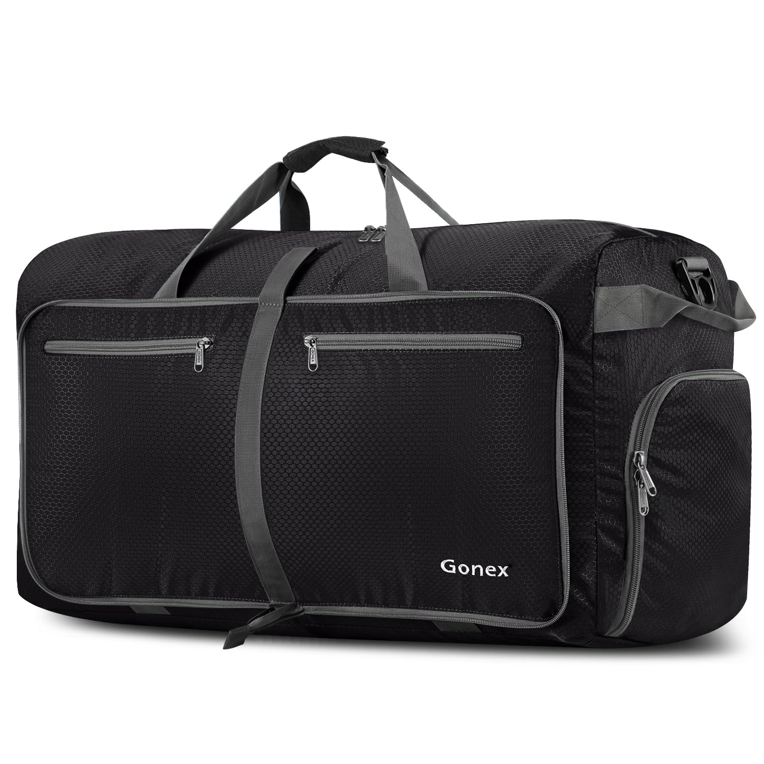 Gonex 150L Foldable Travel Duffle Bag with Shoe Compartment, Lightweight | 210D 