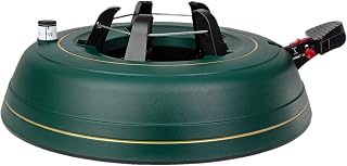 Krinner Tree Genie XL Tree Stand, Green - Fits 10 ft Trees | Original Single-Cable System, Foot Pedal Operation, Water Level Indicator, Ratchet Lock, No Assembly Required