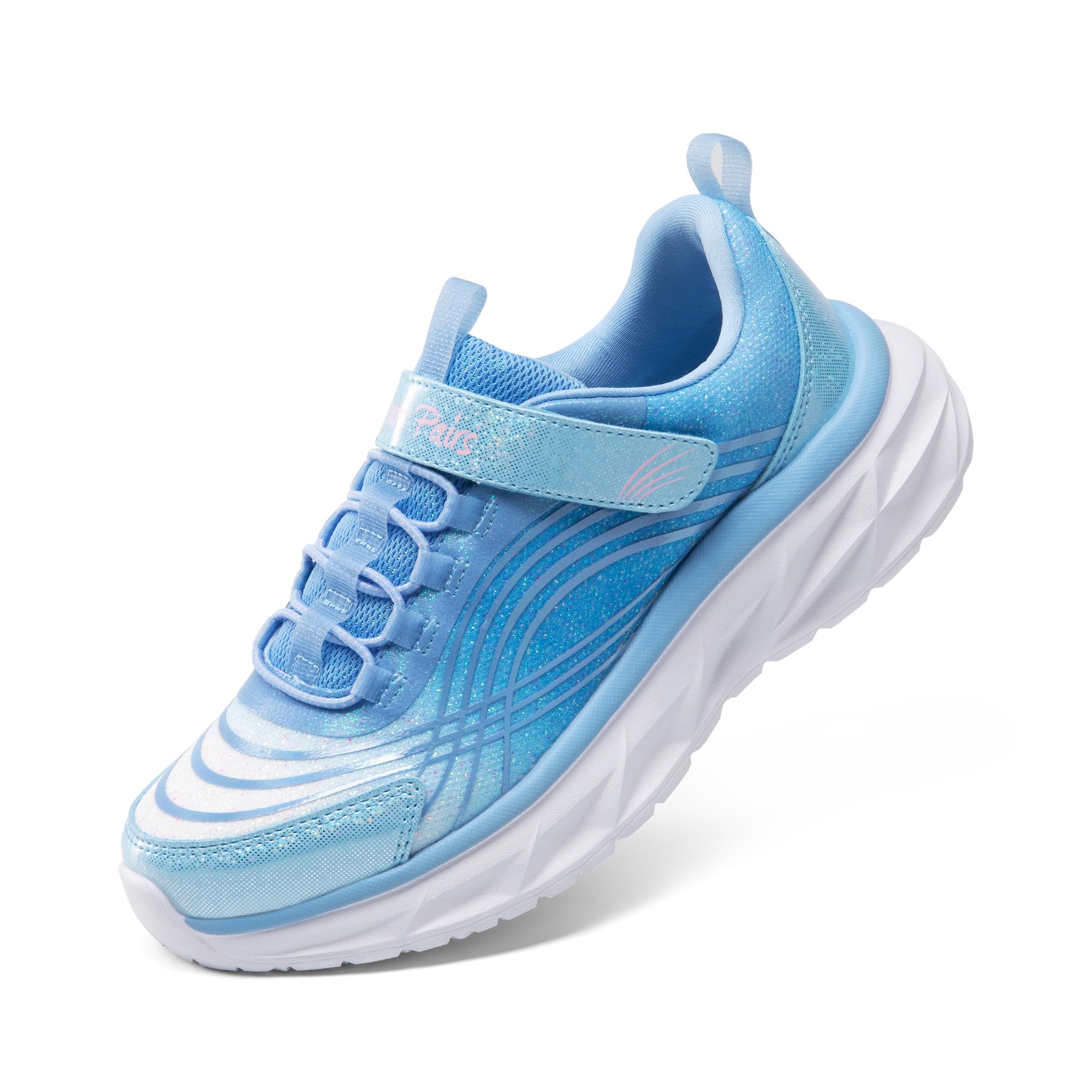 DREAM PAIRS Girls Running Shoes Kids Sneakers Kids Sneakers Thick Sole Casual Wa