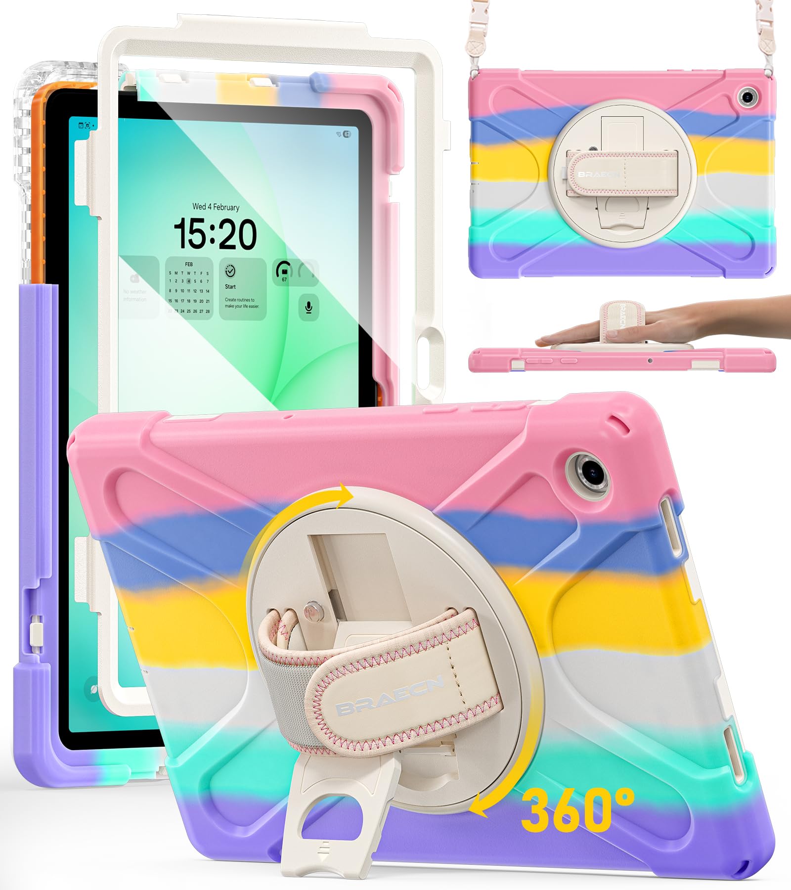 BRAECN Galaxy Tab A11+ Case - Samsung A11 Plus 11" 2025 Tablet Case