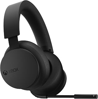 Xbox Wireless Gaming Headset | Carbon Black | Over Ear Headphones, Spatial Audio with Dolby Atmos, Play on Consoles & PCs & TVs and more