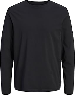 JACK & JONES Male Long Sleeve T-Shirt Plain Long Sleeve T-Shirt