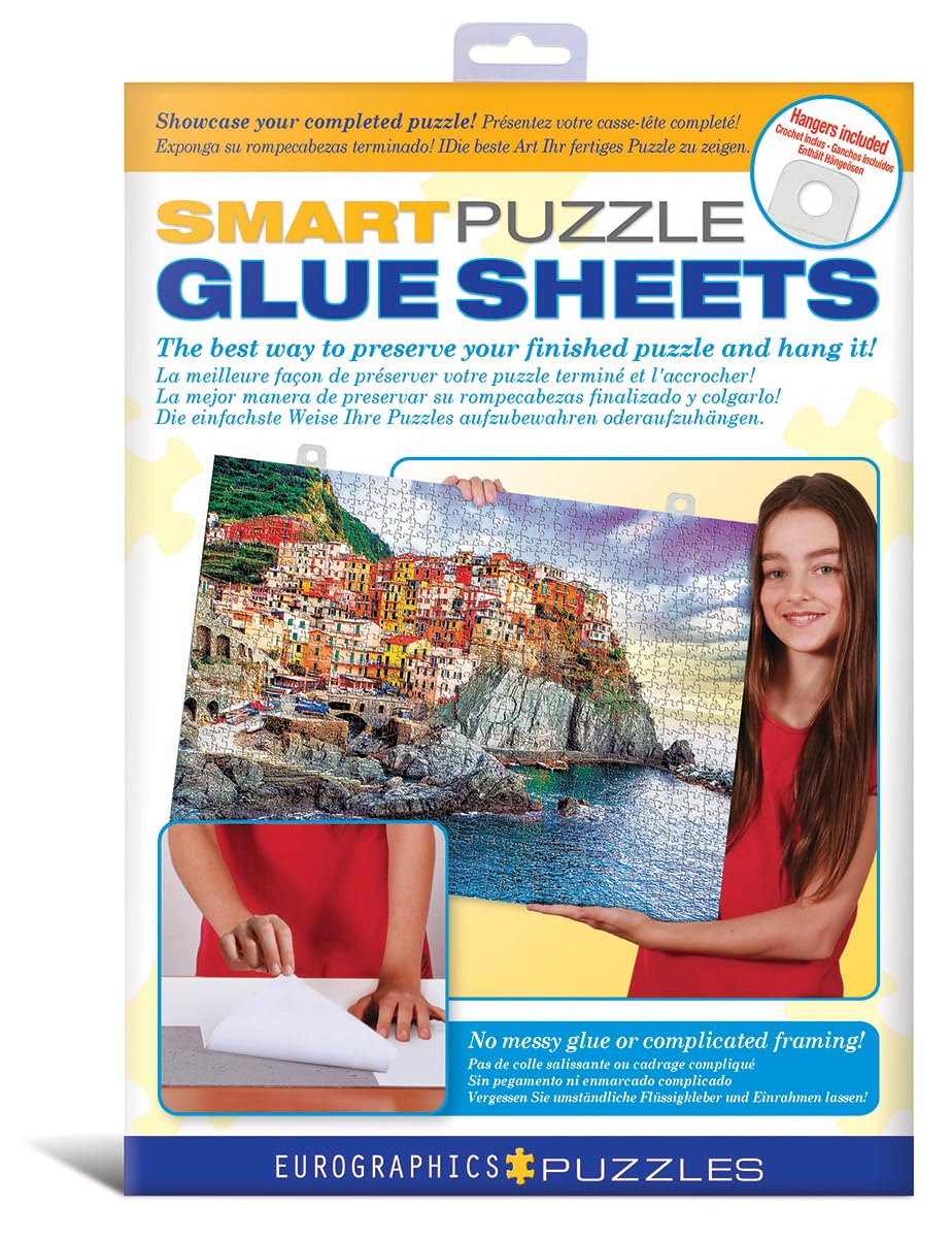 Eurographics 8955-0101 Smart Puzzle Glue Sheets