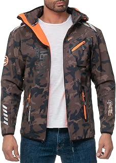 Geographical Norway Men's jacket, functional softshell jacket, leisure, breathable, hiking, outdoor BANS production