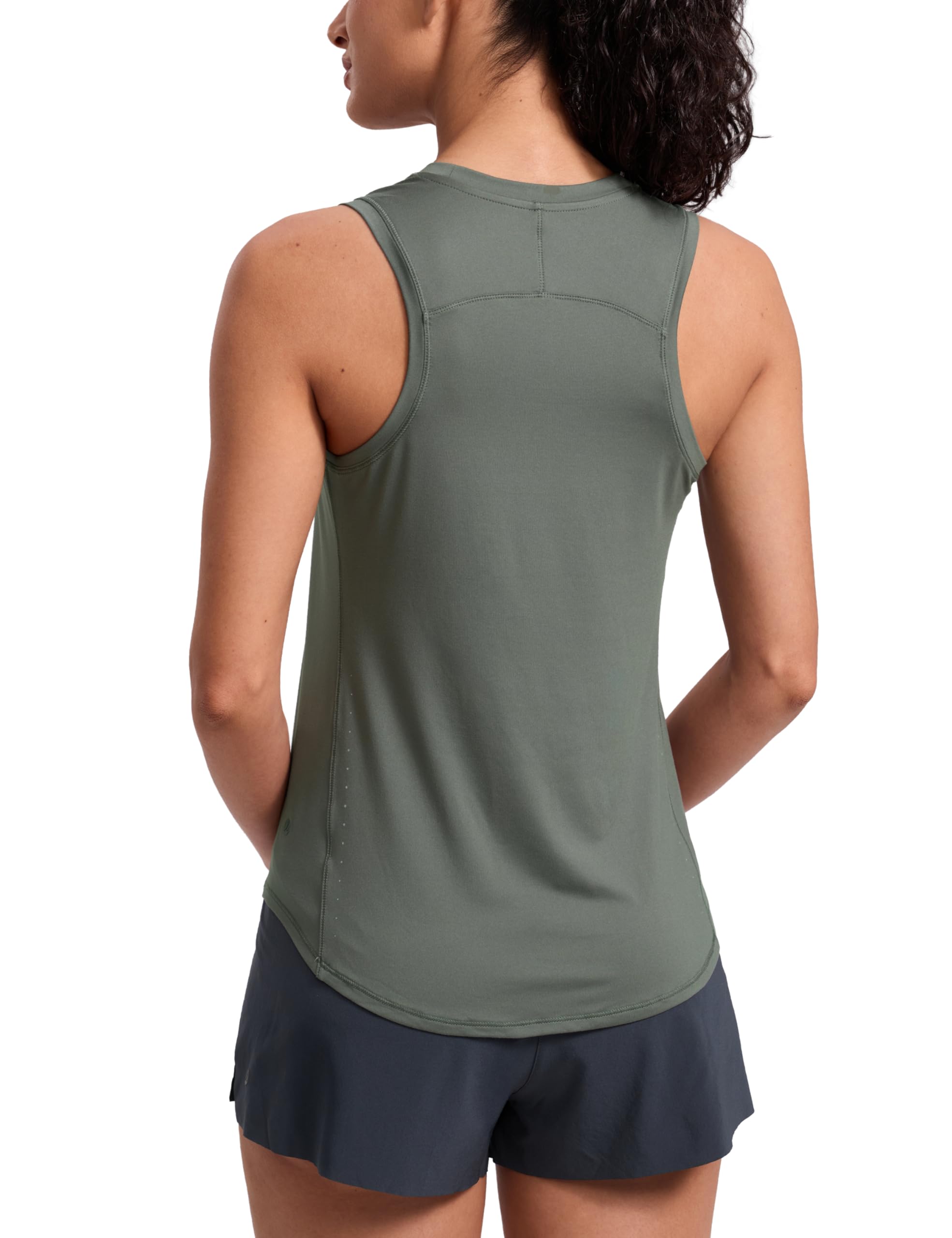 CRZ YOGA Lightweight Racerback Tank Top | Workout, Moisture Wicking, Classic Fit