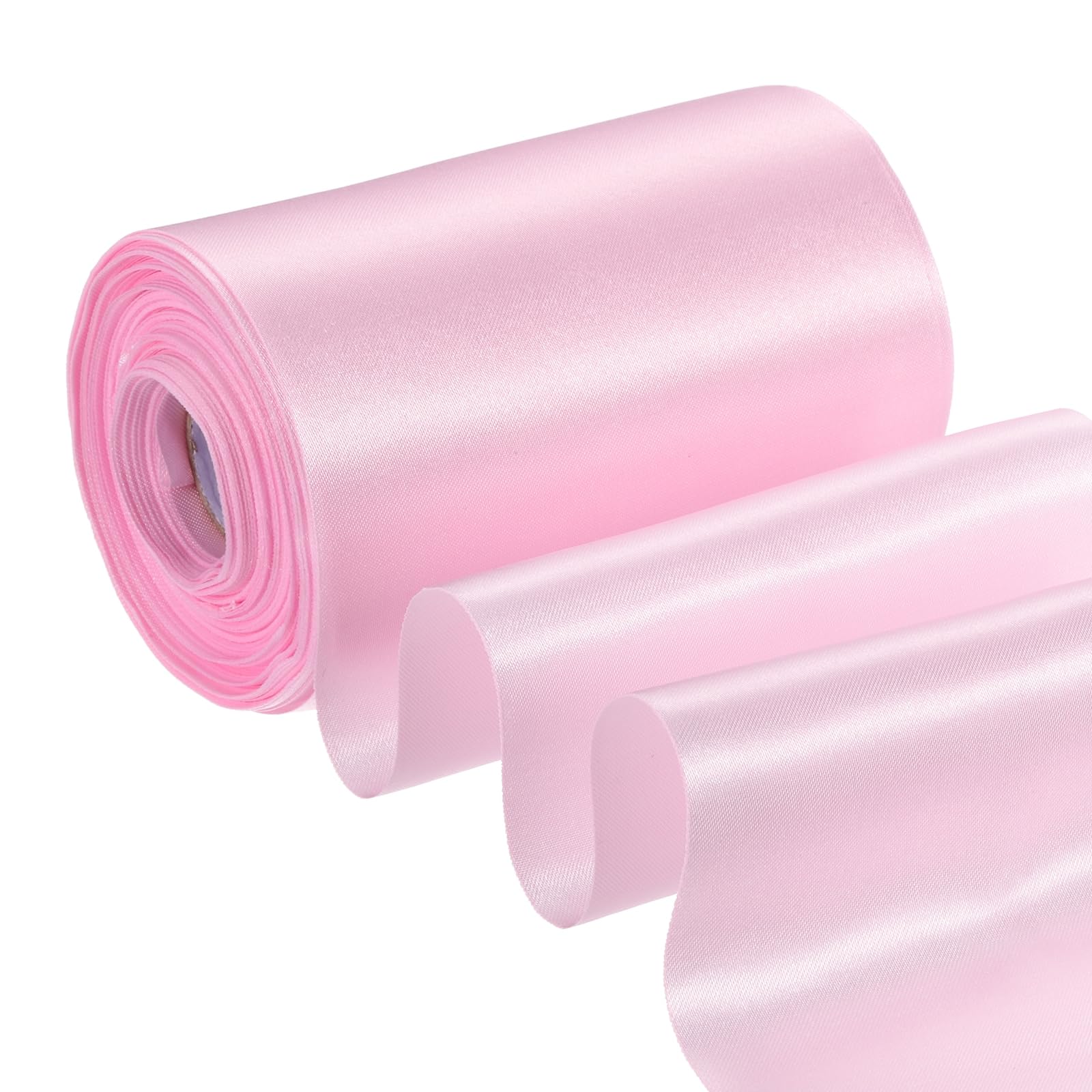 PATIKIL 4 Inch x 22 Yards Satin Ribbon Roll, Gift Wrapping Ribbon for Cutting Ce