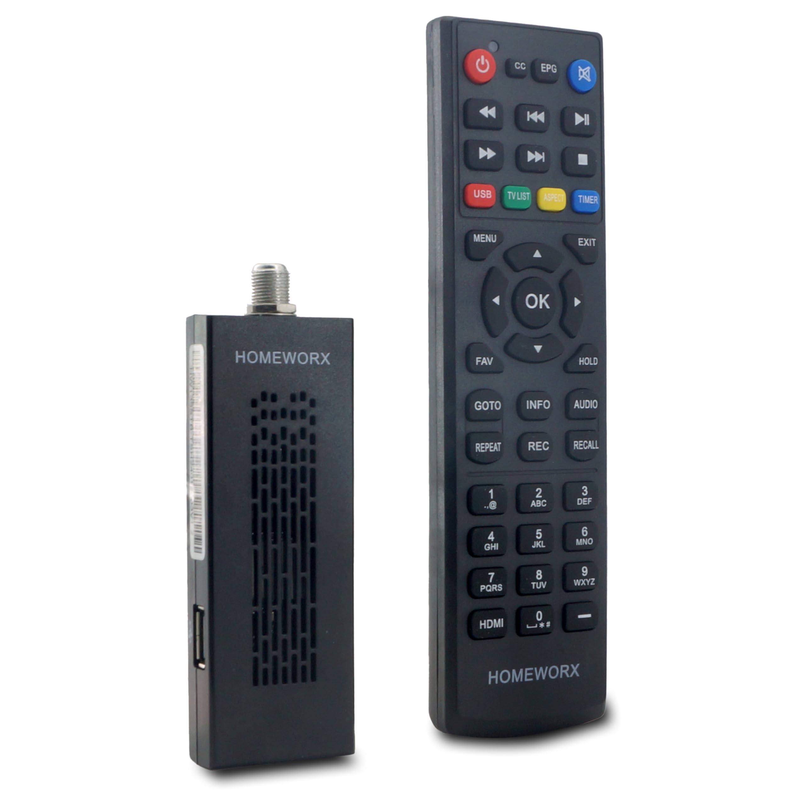 Digital TV Converter Box Dongle, ATSC Digital Converter Box with TV Tuner, TV Re