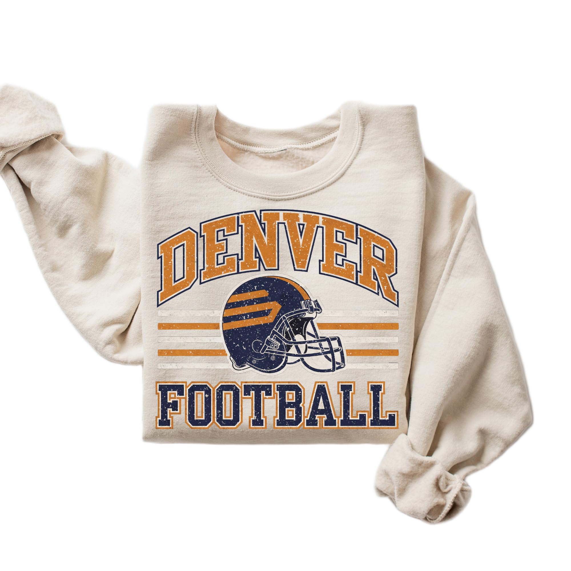 DAYLEA Halloween Denver Football T-Shirt, Ghost Pumpkin Graphic Unisex Tee | Den