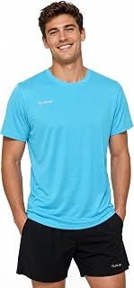 TLRUN Men's Ultra Lightweight Cool Running Shirts, Dry Fit Marathon Top Tee, Short Sleeve Athletic T-Shirts