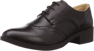 Liberty Doll 5497 Women's Lace Up Shoes Wing Tip Manish Oxford Shoes