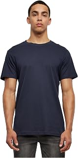 Build Your Brand Men Basic Round Neck T-Shirt 1/3/5 Pack