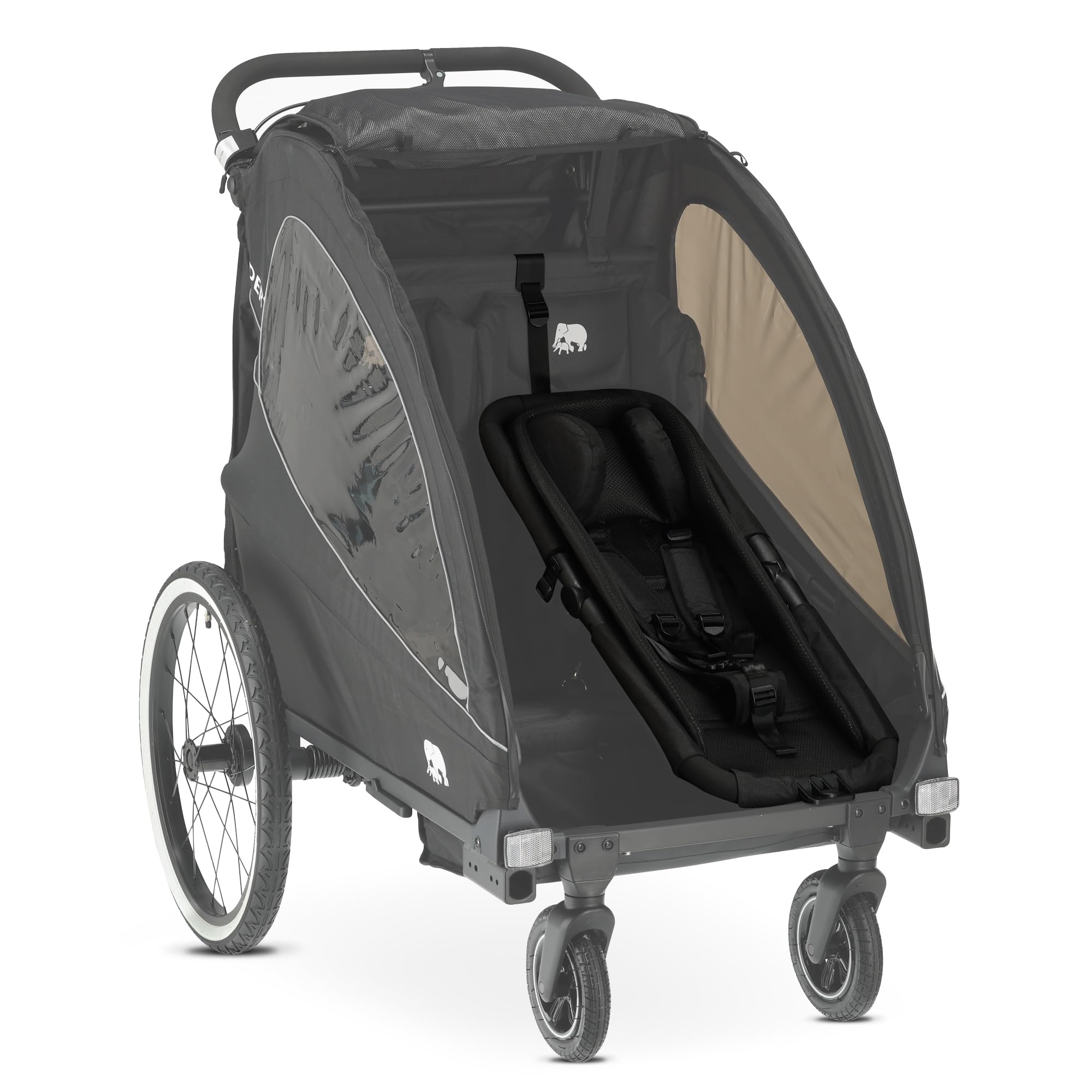 Deryan Baby Seat for Children's Bicycle Trailer – Attachment for Toddlers with 5