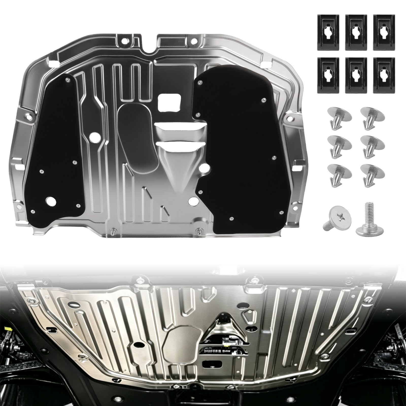 Upgraded Aluminum Engine Splash Shield for 2016-2021 Civic 74110-TBA-A00 | Heavy