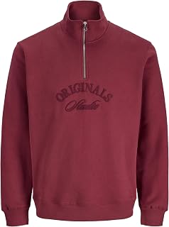 JACK & JONES Jorbleecker Branding Sweat High N BF Pls Men's