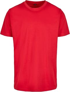 Build Your Brand Men T-Shirt Round Neck 1/3/5 Pack