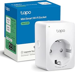 Tapo P100 – WiFi Smart Plug, Schedule, App/Voice Control | Schedule Schedules and Timers. Away mode. Control App Tapo. Alexa/Google Voice Control. Easy Setup.