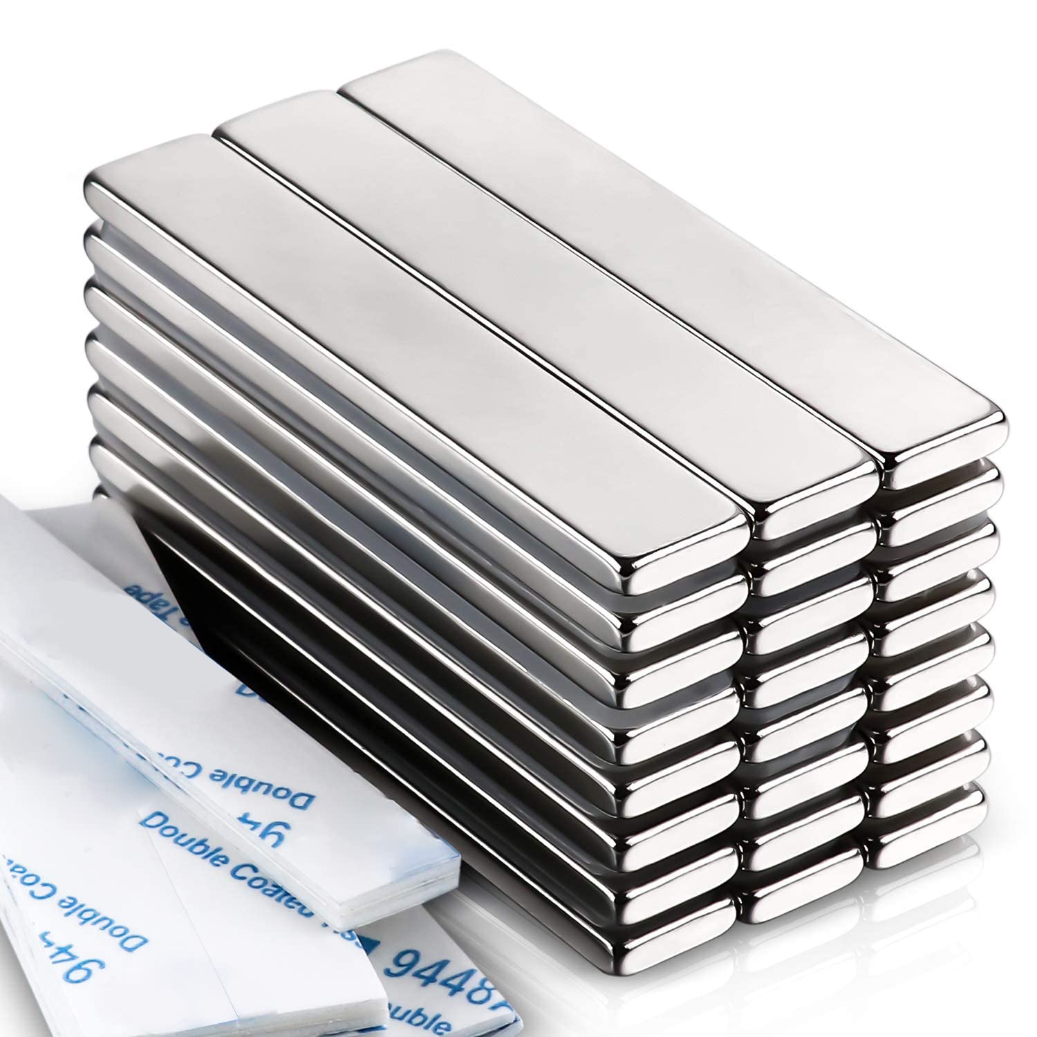 LOVIMAG Magnets Neodymium Magnet 24 Pack Strong Rare Earth Bar adhesive | Heavy 