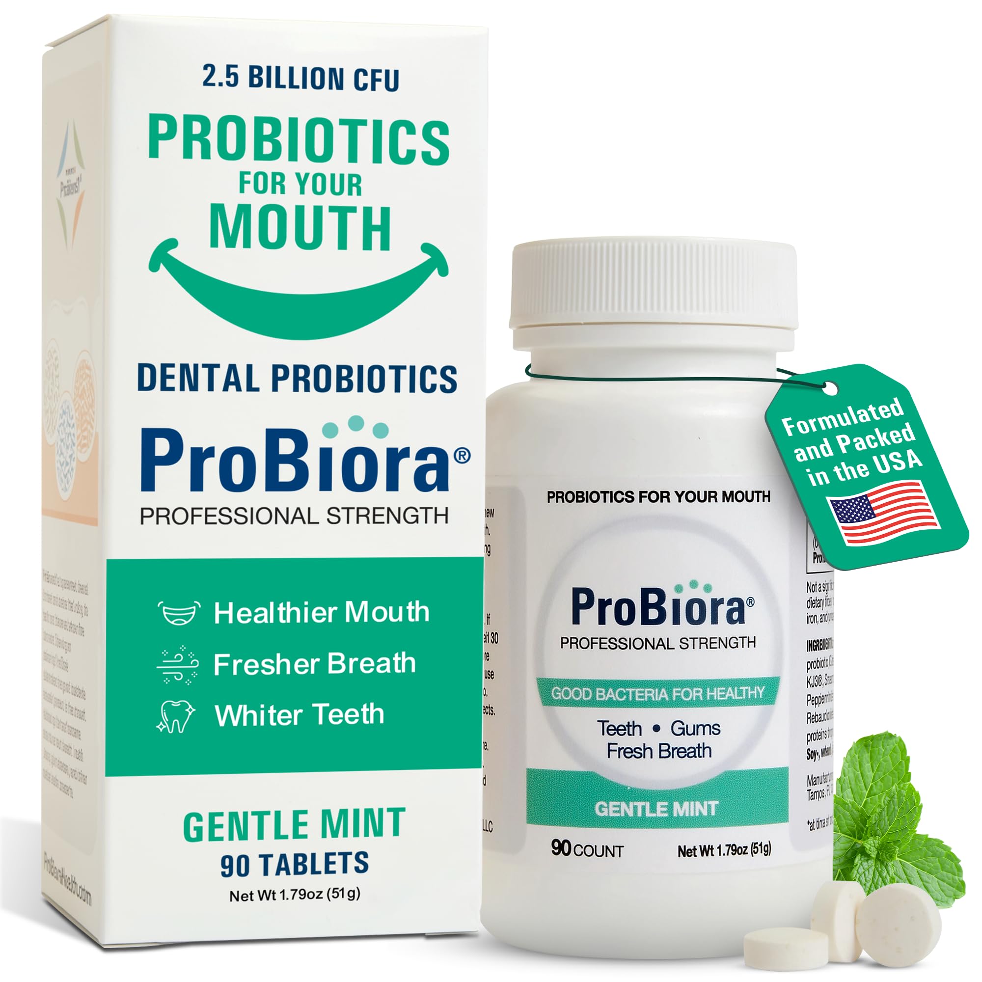 ProBiora Professional Strength Oral Probiotics for Teeth and Gums | Dental Probi