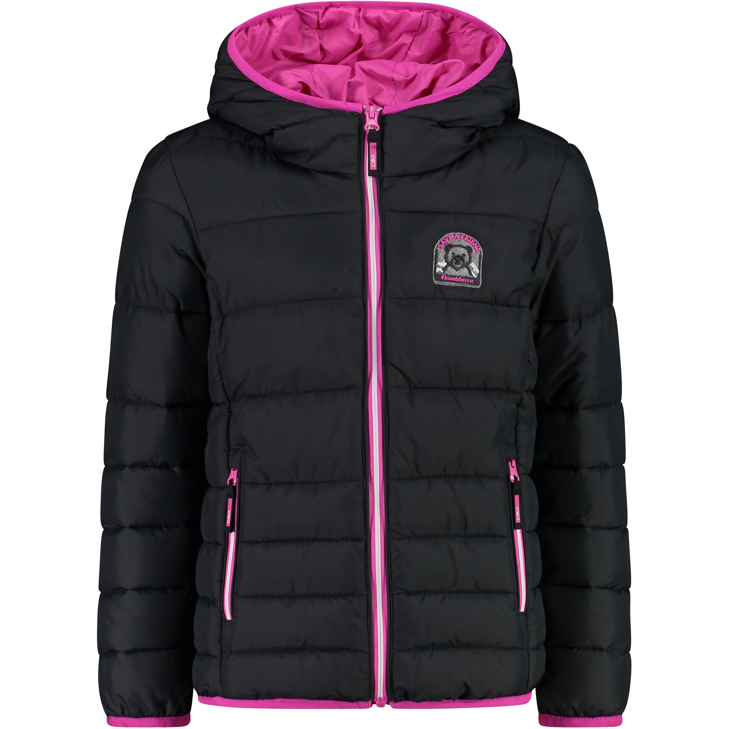 CMP Giacca Da Bambina In Nylon Con Cappuccio Fisso Nylon Jacket with Fixed Hood 