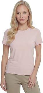 Guess Women's T-Shirt Briana T-Shirt Purple