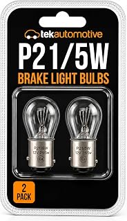 Tek Automotive P21/5W Bulb Brake Light 380 BAY15D 12V 21/5W - Twin Pack | Stop & Tail Car Bulbs, Staggered Pins, Dual Filament