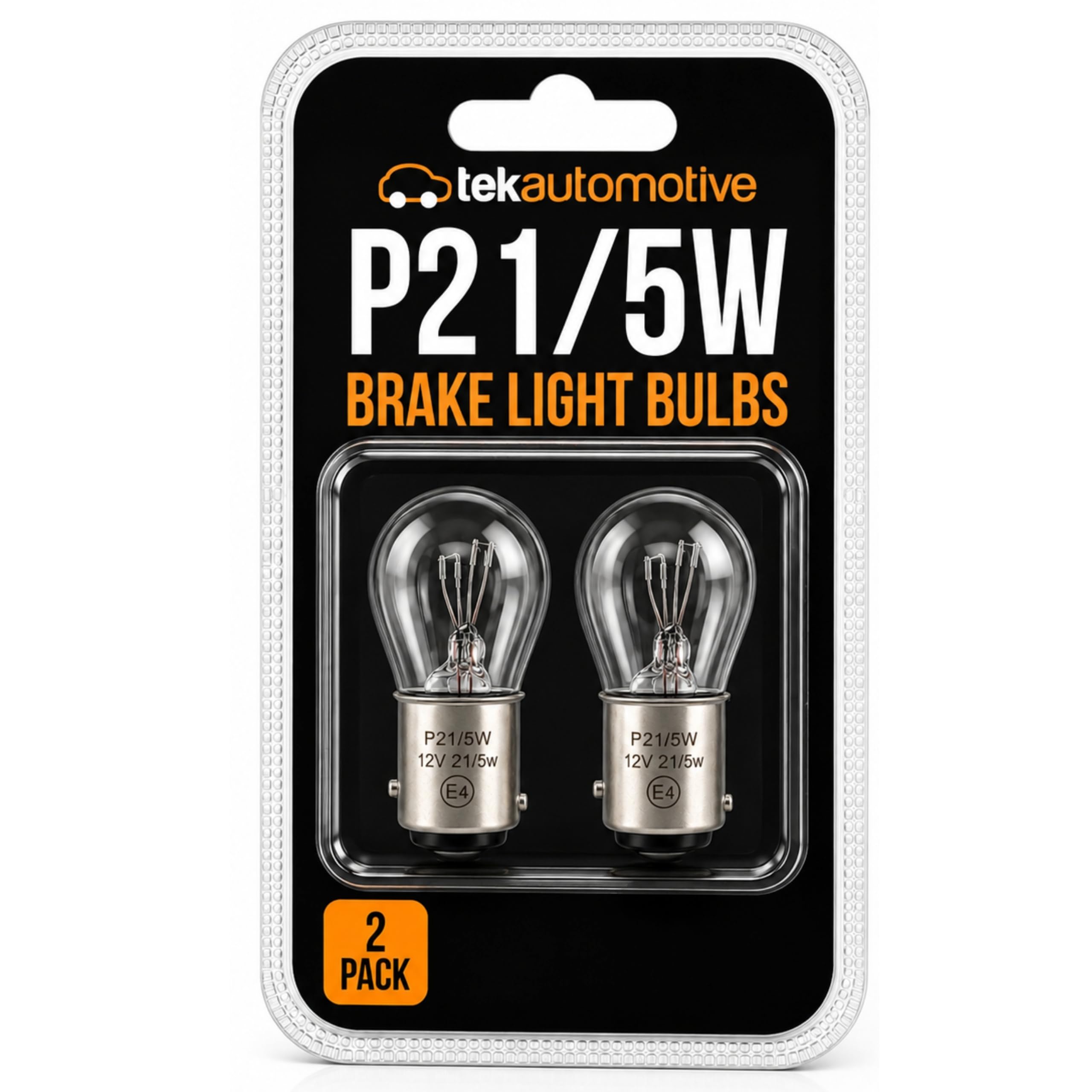 Tek Automotive P21/5W Bulb Brake Light 380 BAY15D 12V 21/5W - Twin Pack | Stop &