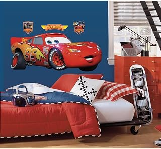 RoomMates RMK1518GM Disney Pixar Cars Lightning McQueen Peel and Stick Giant Wall Decal