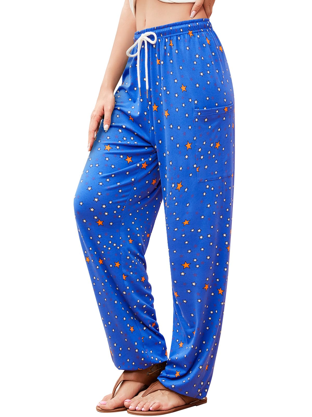 QIANXIZHAN Women's Harem Pants, Hippie Palazzo Boho Joggers Yoga Clothes
